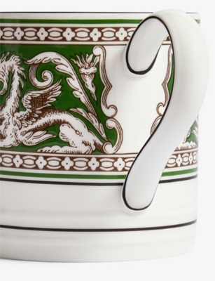 Wedgwood Florentine Verde Dragon-motif Bone-china Mug 326ml