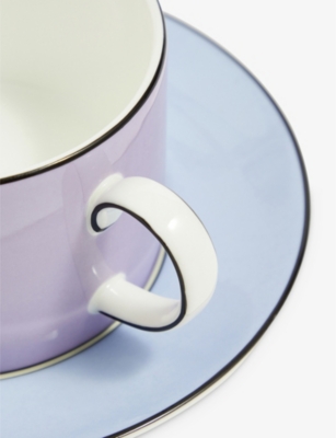 Wedgwood X Sheila Bridges Skipping Bone China Teacup And Saucer 219ml