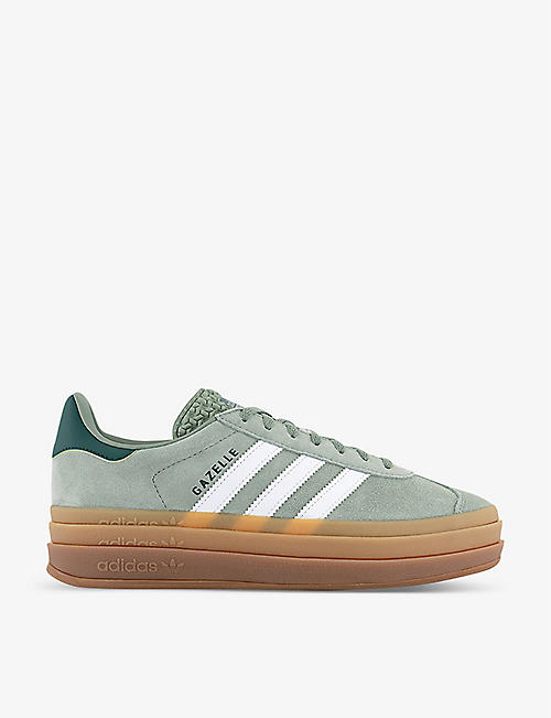 ADIDAS: Gazelle brand-patch suede low-top trainers
