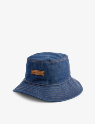 ACNE STUDIOS Brimmo brandtab denim bucket hat