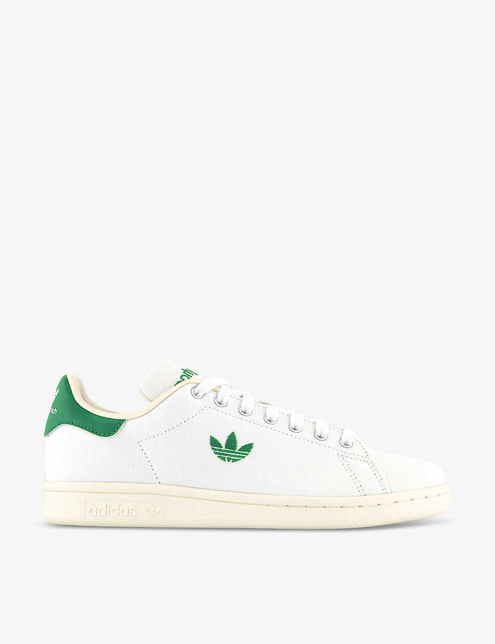 Adidas Originals Adidas X Sporty & Rich Stan Smith Canvas Low-top Trainers In Sporty White Green Off W