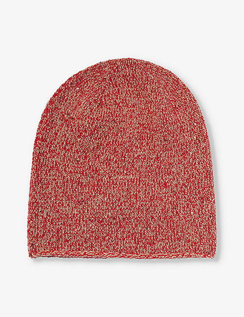 JOHNSTONS: Speckled cashmere beanie
