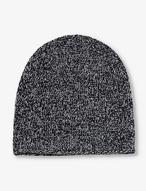 JOHNSTONS: Speckled cashmere beanie