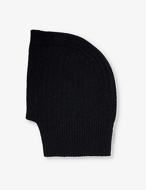 JOHNSTONS: Ribbed knitted cashmere snood