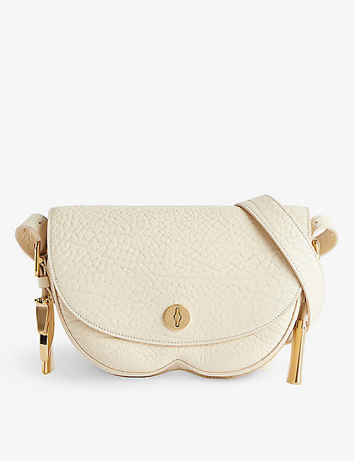 BURBERRY: Chess leather cross-body bag