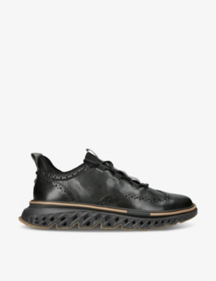 COLE HAAN 5.ZERØGRAND WINGTIP OXFORD LEATHER LOW-TOP TRAINERS