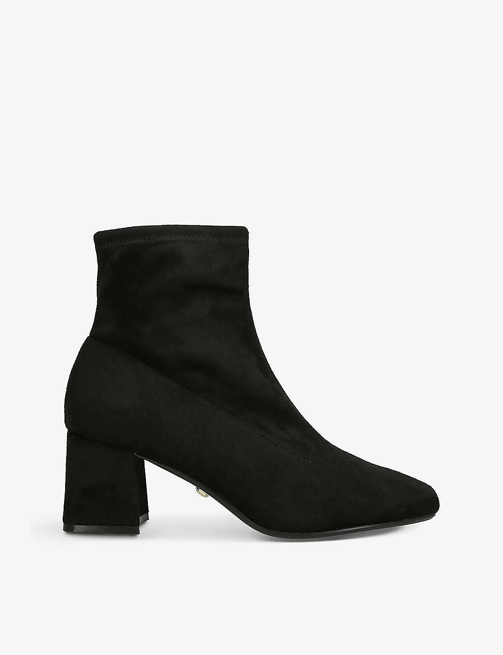 Carvela Womens Black Quant Faux-suede Ankle Boots