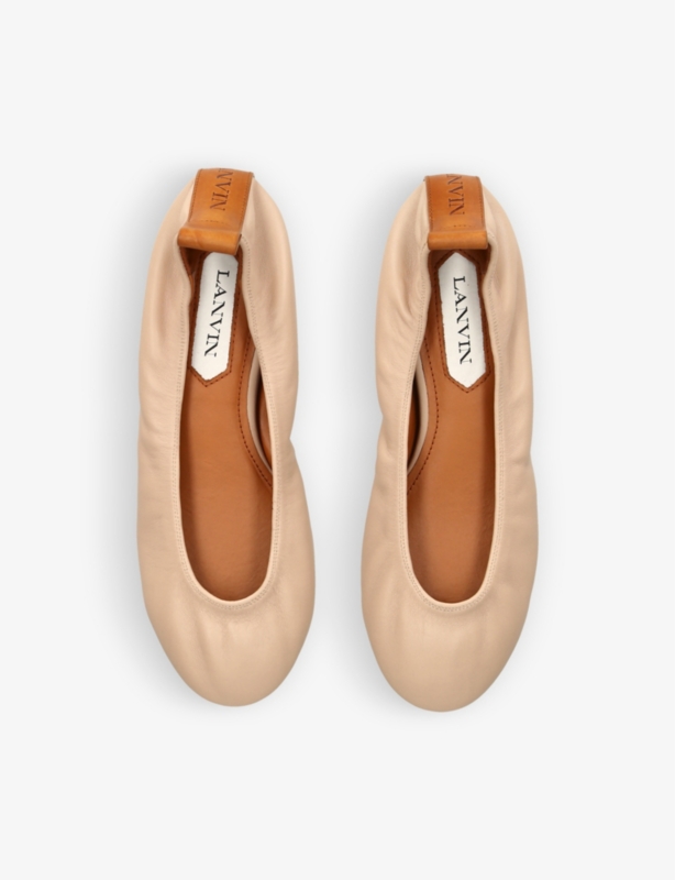 Ballerina leather ballet flats