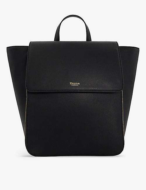 DUNE: Driven large faux-leather backpack