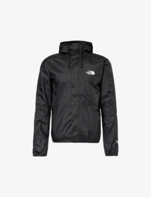 THE NORTH FACE THE NORTH FACE MENS SEASONAL MOUNTAIN LOGO-PRINT SHELL JACKET