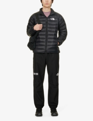 Shop The North Face Men's Black Brand-embroidered Zip-pocket Shell Jogging Bottoms