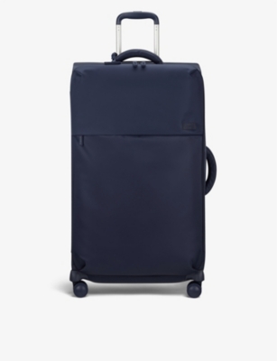 Lipault Navy Plume Very Long Nylon Suitcase 79cm