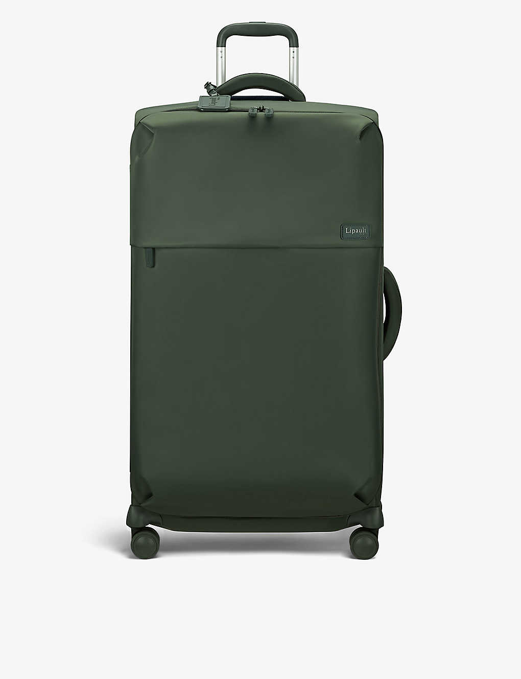 Lipault Khaki Plume Very Long Nylon Suitcase 79cm