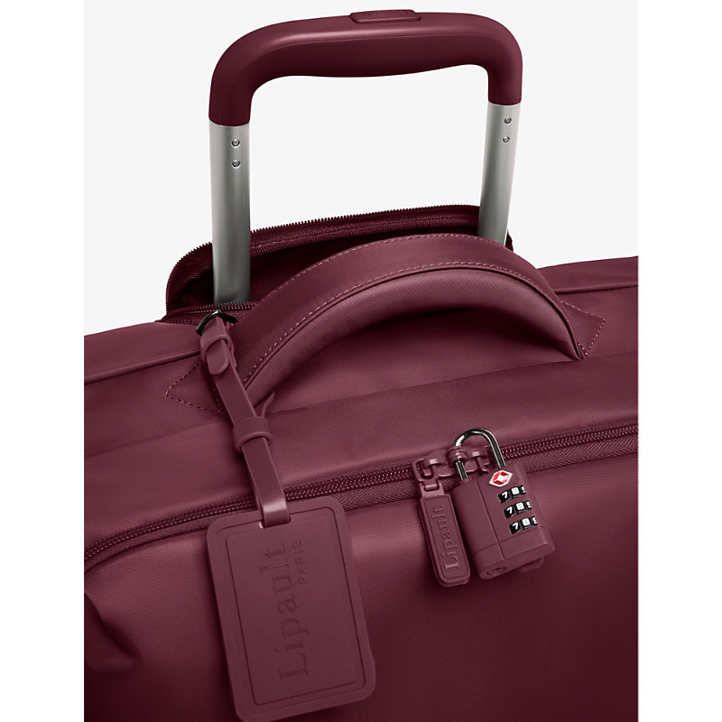 Shop Lipault Bordeaux Plume Very Long Nylon Suitcase
