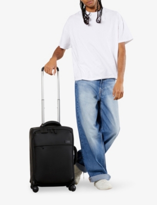 Lost in Berlin rubber-effect 4-wheel cabin suitcase 55cm