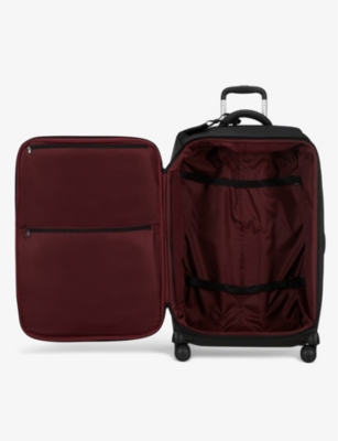 Lost In Berlin large woven suitcase 70cm