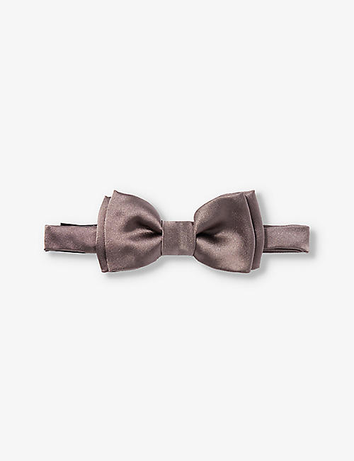 PAUL SMITH: Double-layered silk bow tie