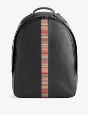 Paul Smith Navy Leather Bright Stripe Belt Bag Paul Smith