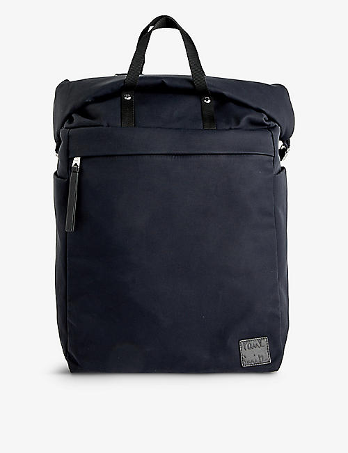 PAUL SMITH: Brand-patch cotton-blend backpack