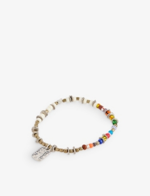 Multi-bead silver bracelet, Paul Smith, Men's Bracelets