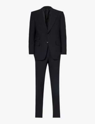 TOM FORD - Shelton peak-lapel stretch-wool suit | Selfridges.com