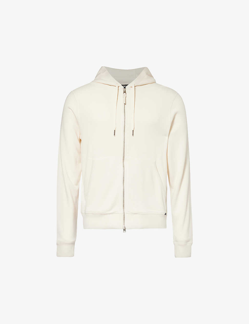 Tom Ford Mens Ivory Lounge Relaxed-fit Modal-blend Hoody