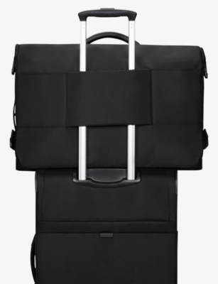 Samsonite Black Dlx Woven Garment Bag In Black