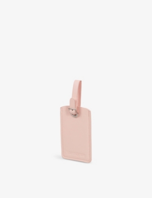 SAMSONITE ACCESSORIES: Logo-embossed faux-leather luggage tag