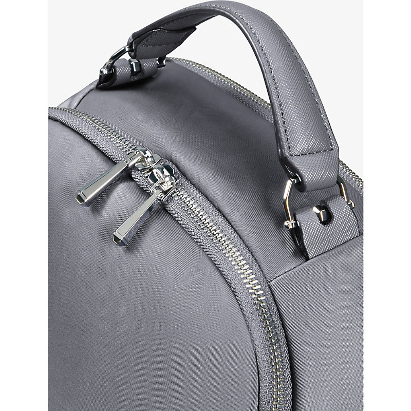 Shop Samsonite Womens Silver Grey Zalia Recycled-plastic Backpack