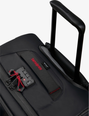 Shop Samsonite Ecodvr Recycled-plastic Suitcase 55cm In Black
