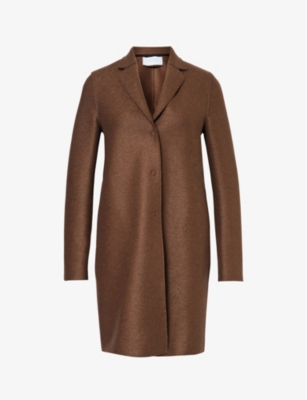 HARRIS WHARF LONDON: Cocoon single-breasted wool coat