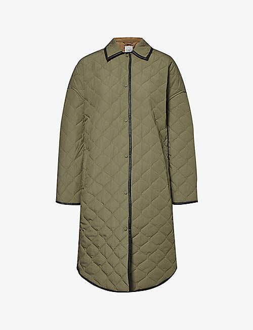 TOTEME: Quilted regular-fit recycled-polyester coat