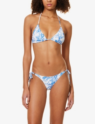 MELISSA ODABASH: Key West metallic triangle bikini top