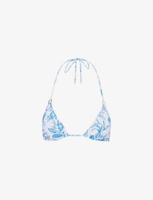 MELISSA ODABASH: Key West metallic triangle bikini top