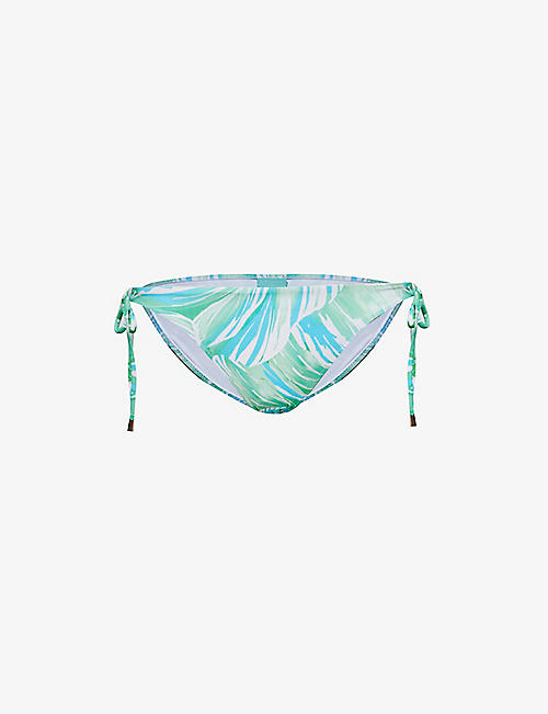 MELISSA ODABASH: Cancun graphic-pattern bikini bottoms