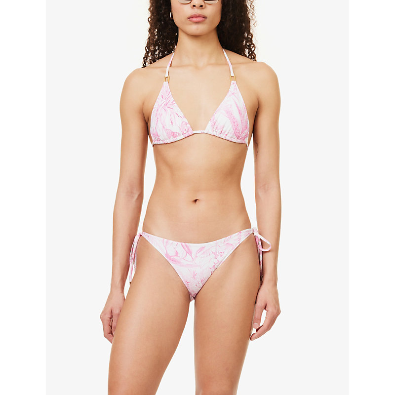 Shop Melissa Odabash Women's Exotica Cancun Graphic-pattern Bikini Top