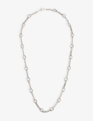 Gucci - Burnished Silver-Tone Swarovski Crystal Necklace - Men - Silver  Gucci