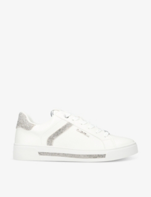 CARVELA: Daze Jewel leather low-top trainers