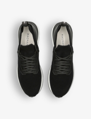MAGNANNI: Grafton knitted low-top trainers