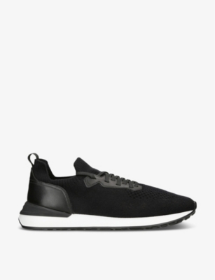 MAGNANNI: Grafton knitted low-top trainers