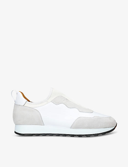 MAGNANNI: Murgon Mica no-lace leather low-top trainers