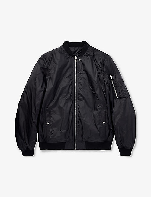 RICK OWENS: Stand-collar regular-fit shell bomber jacket 10-12 years