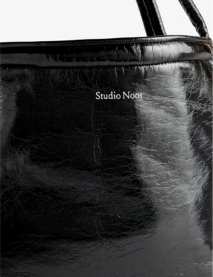 STUDIO NOOS: Teddy Mom woven tote bag