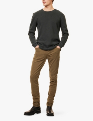 CITIZENS OF HUMANITY: London slip-pocket straight-leg regular-fit cotton-blend trousers