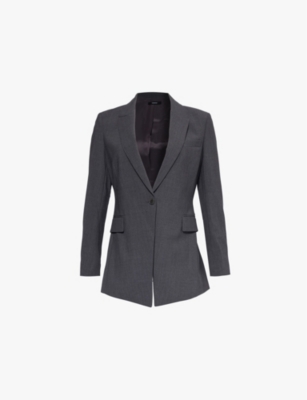 THEORY: Etiennette single-breasted regular-fit stretch-wool blazer