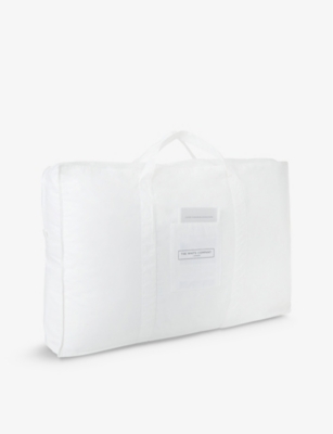 The White Company Luxury Hungarian Cotton And Down Pillow 50x75cm In None/clear