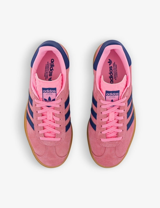 Gazelle Bold brand-stripe suede low-top trainers