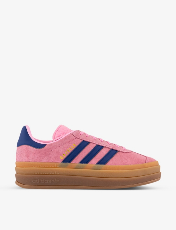 Gazelle Bold brand-stripe suede low-top trainers