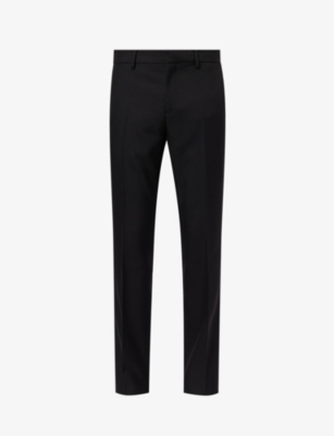 Versace Men's Formal Pants Loose Fit In Black