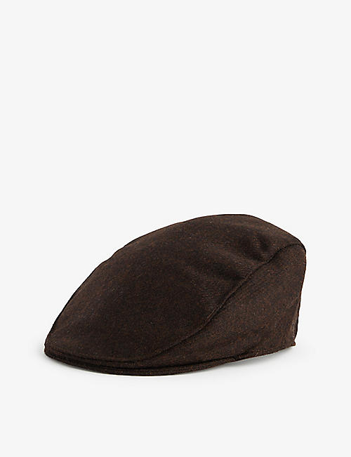 DENTS: Fernworthy flat-crown wool cap